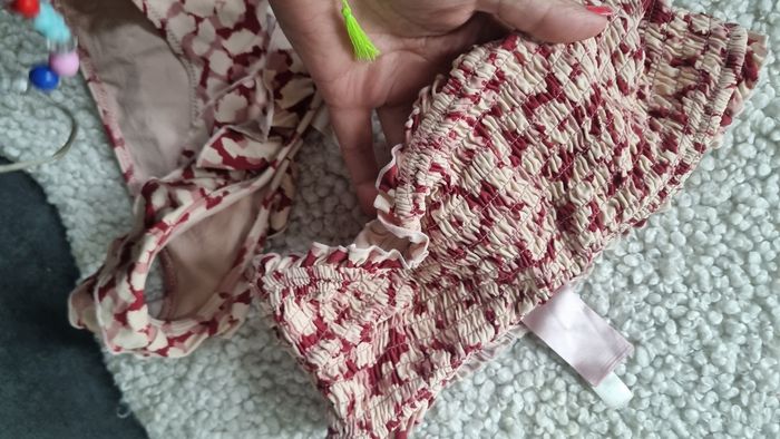 2 pieces maillot de bain parfait état 34 36 S H&M bandeau - photo numéro 3