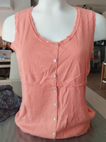 Débardeur pull sixth sense corail taille 42