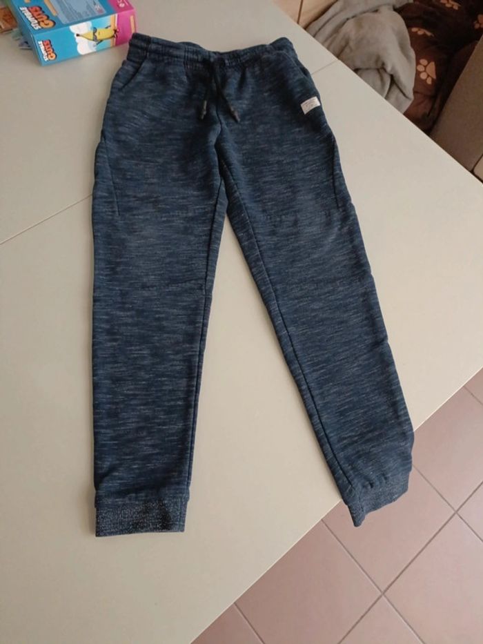 Jogging Kiabi bleu gris 10 ans