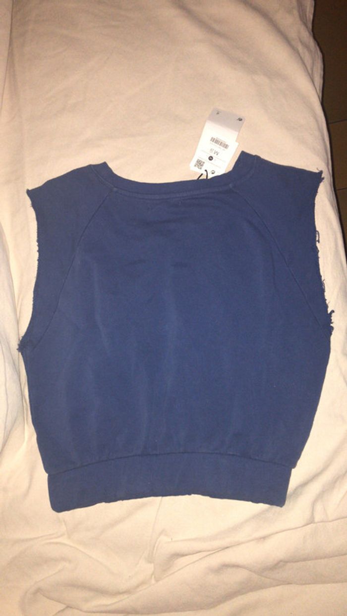 Crop top sans manche bsk taille M - photo numéro 2