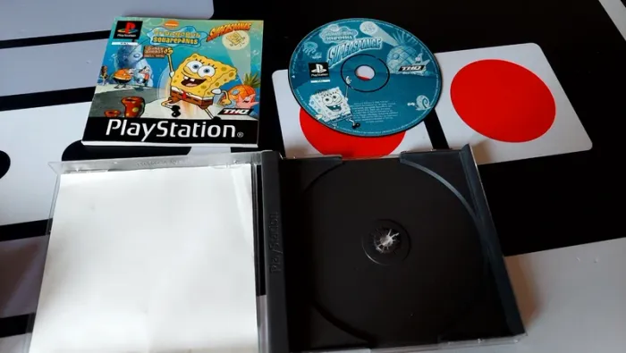 Bob l'éponge spongebob squarepants ps1 ultra rare complet Version français - photo numéro 6