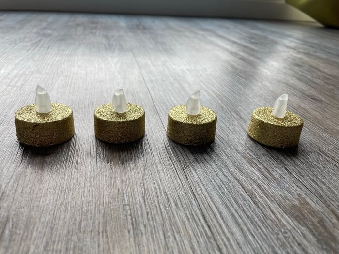 Lot de 4 bougies chauffe-plat (flamme led) - photo numéro 4