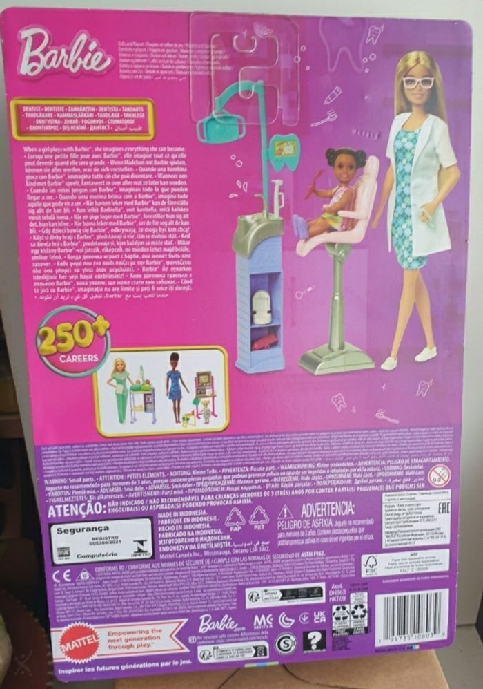 BARBIE DENTISTE 2 POUPEES ET CABINET MEDICAL - photo numéro 3