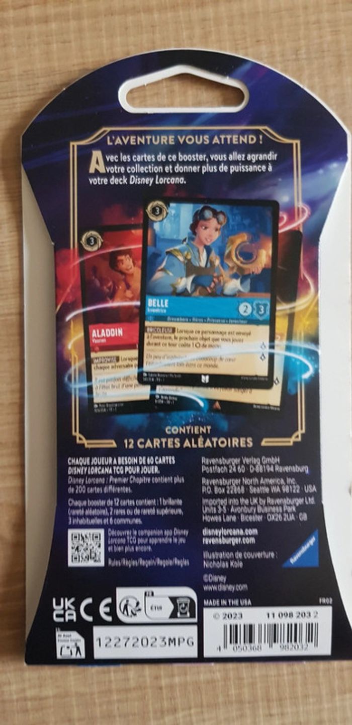 Booster lorcana Premier Chapitre vf - photo numéro 2