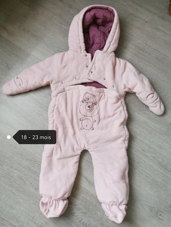Combinaison hivers fille 18 mois
