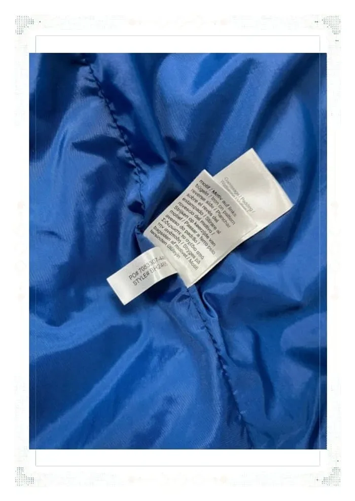 Doudoune sans manches matelassée Lacoste bleu taille S pour homme - photo numéro 11