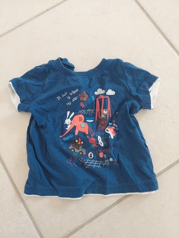 Tee short sergent major 12 mois