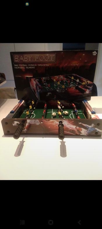 Jeu mini baby foot