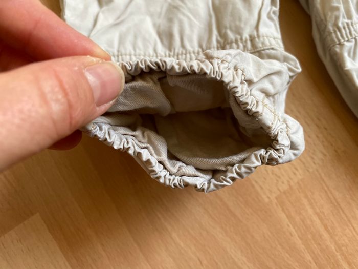 Beau pantalon beige/crème LOGG T. 12 mois/74 cm garçon TBE - photo numéro 6