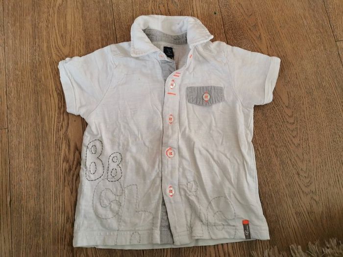 Polo blanc terre de marins