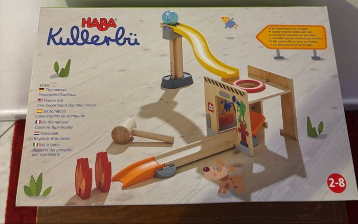 HABA Kullerbü - Set Thème Caserne des Pompiers 304850 (neuf, jamais utilisé)