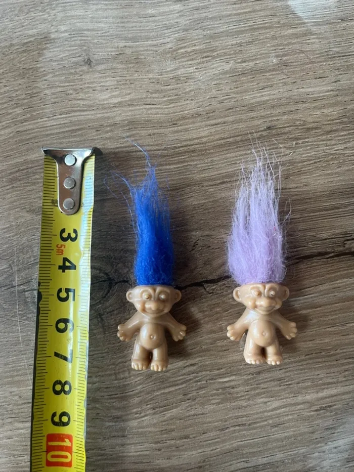 Lot de 2 minis trolls