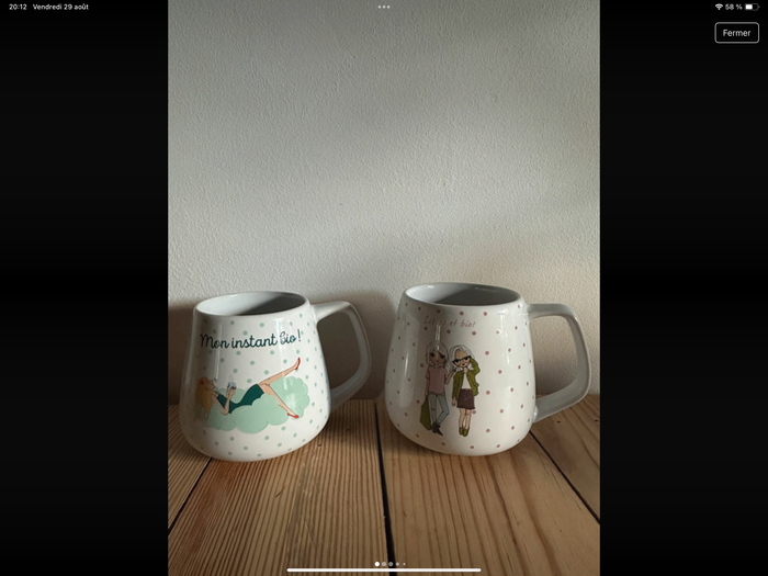 2 Tasses Mugs Bio Nutrisanté