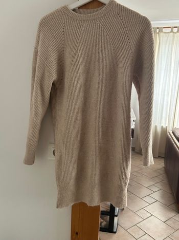 Robe pull beige