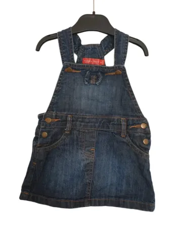 Salopette jupe jeans tissaia taille 6 mois
