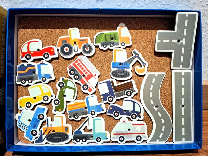 Jeu du marteau et des clous – Thème véhicules & chantier - photo numéro 3