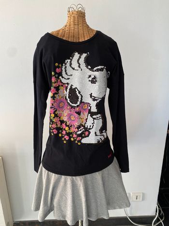 Robe Desigual Droopy noire avec sequins taille 11-12 ans