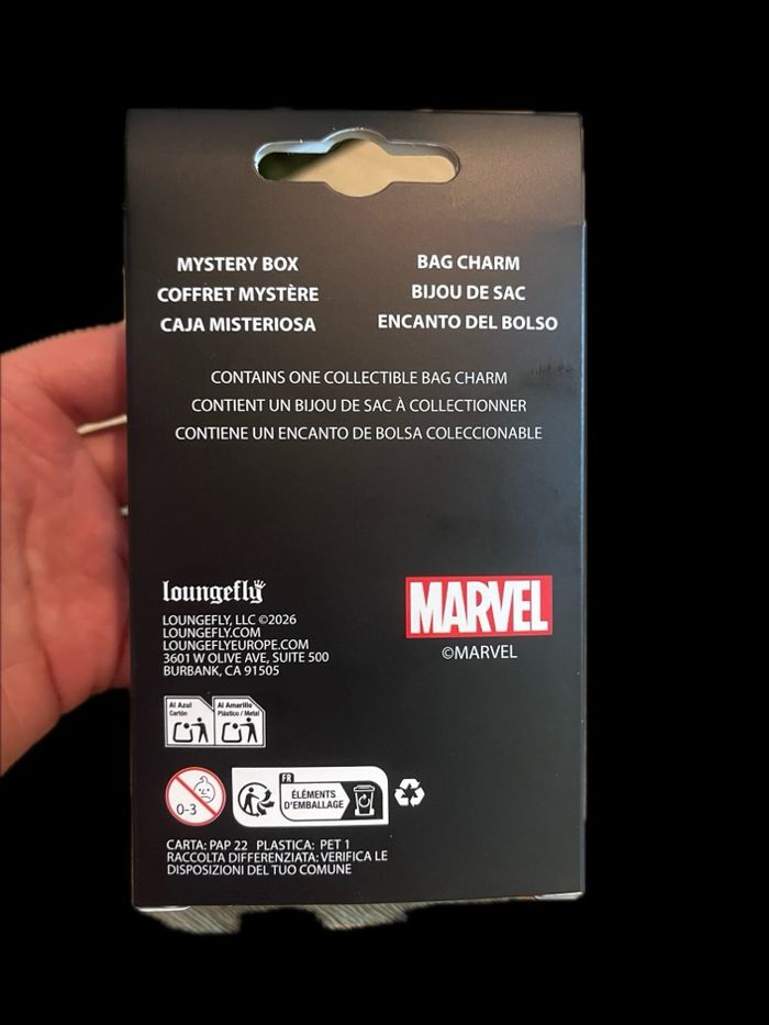 Porte clé bijou de sac Funko loungefly Marvel Neuf jamais ouvert - photo numéro 2