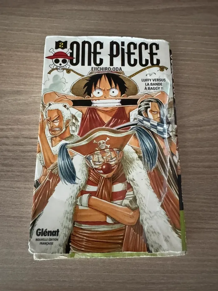 Livre One Piece Tome 2 collection Glenat