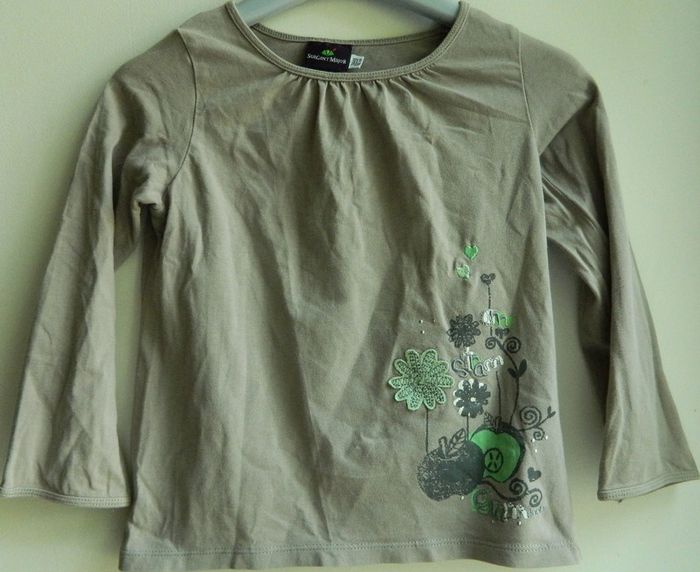 T shirt T 3 ans "Sergent Major" manches longues