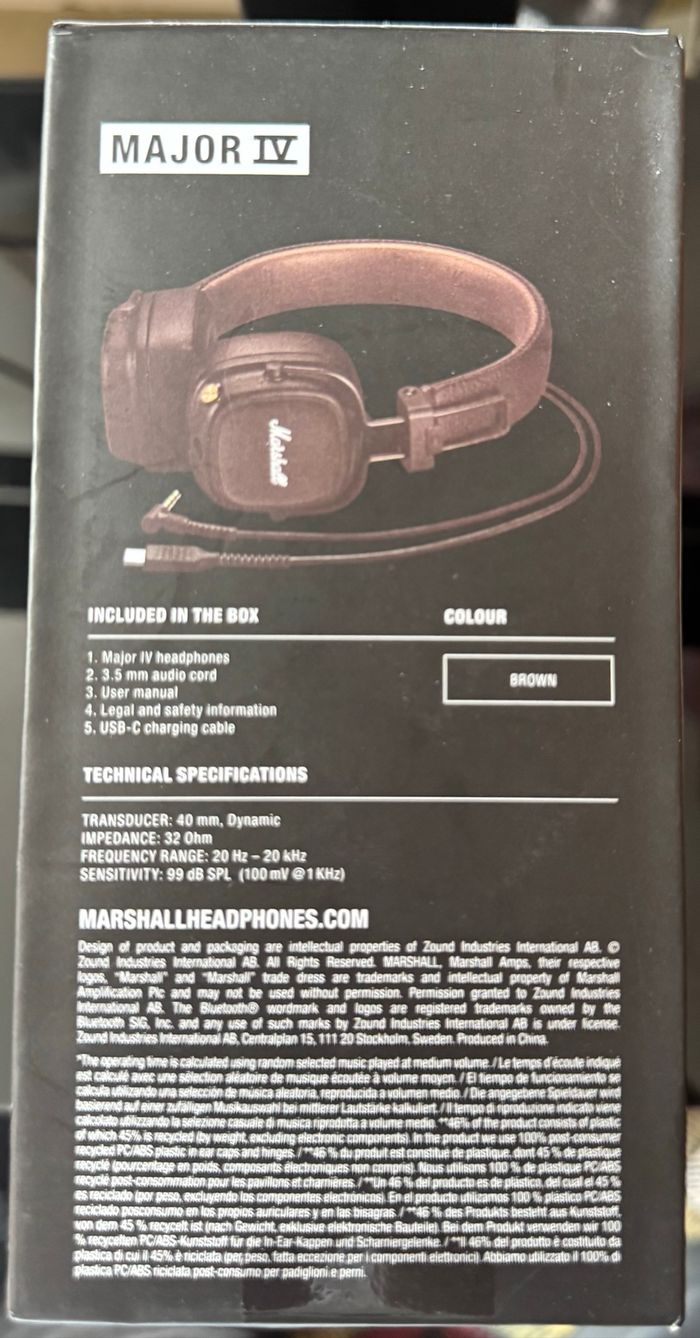 Casque Marshall major IV - photo numéro 4