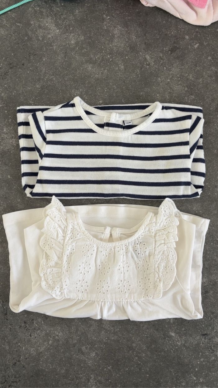 2 maillots longue manche