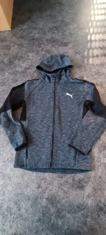 sweat zippé à capuche 13-14 ans PUMA