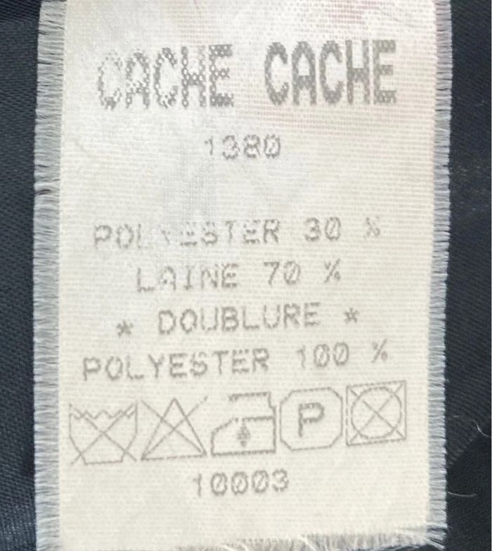 Manteau noir Cache cache - photo numéro 6