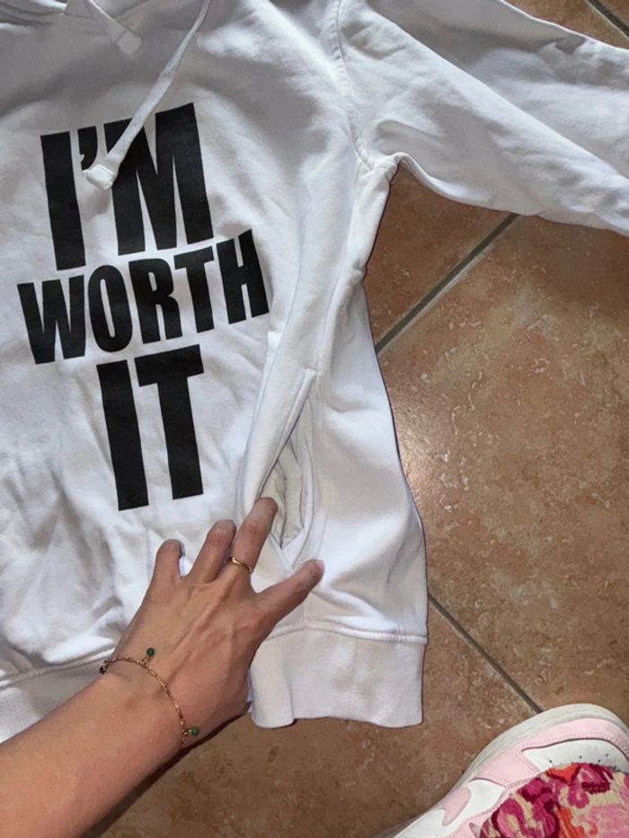 Sweat blanc worth it - photo numéro 5