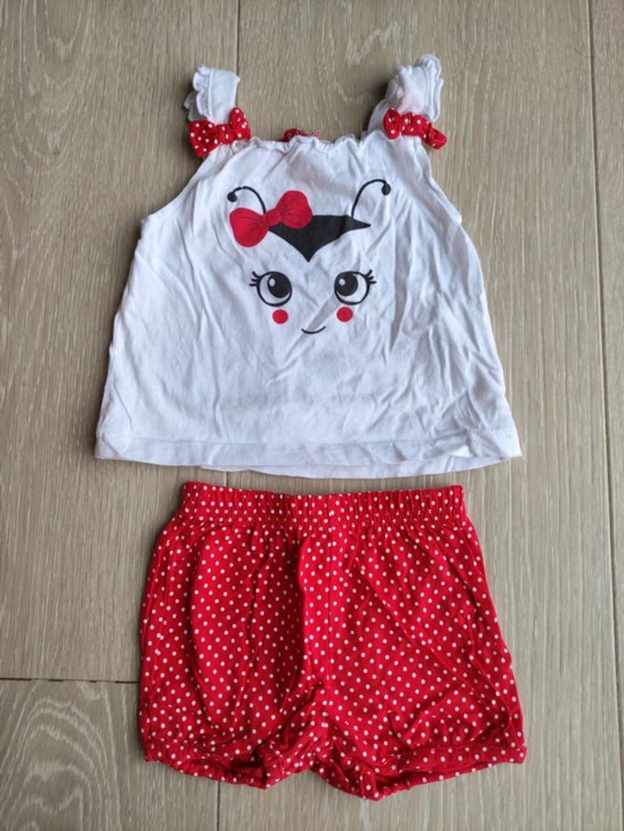 Ensemble 2 pièces bébé fille