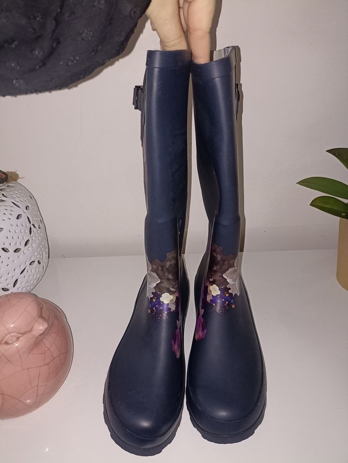Bottes caoutchouc naturel neuves. Fleuries - photo numéro 7