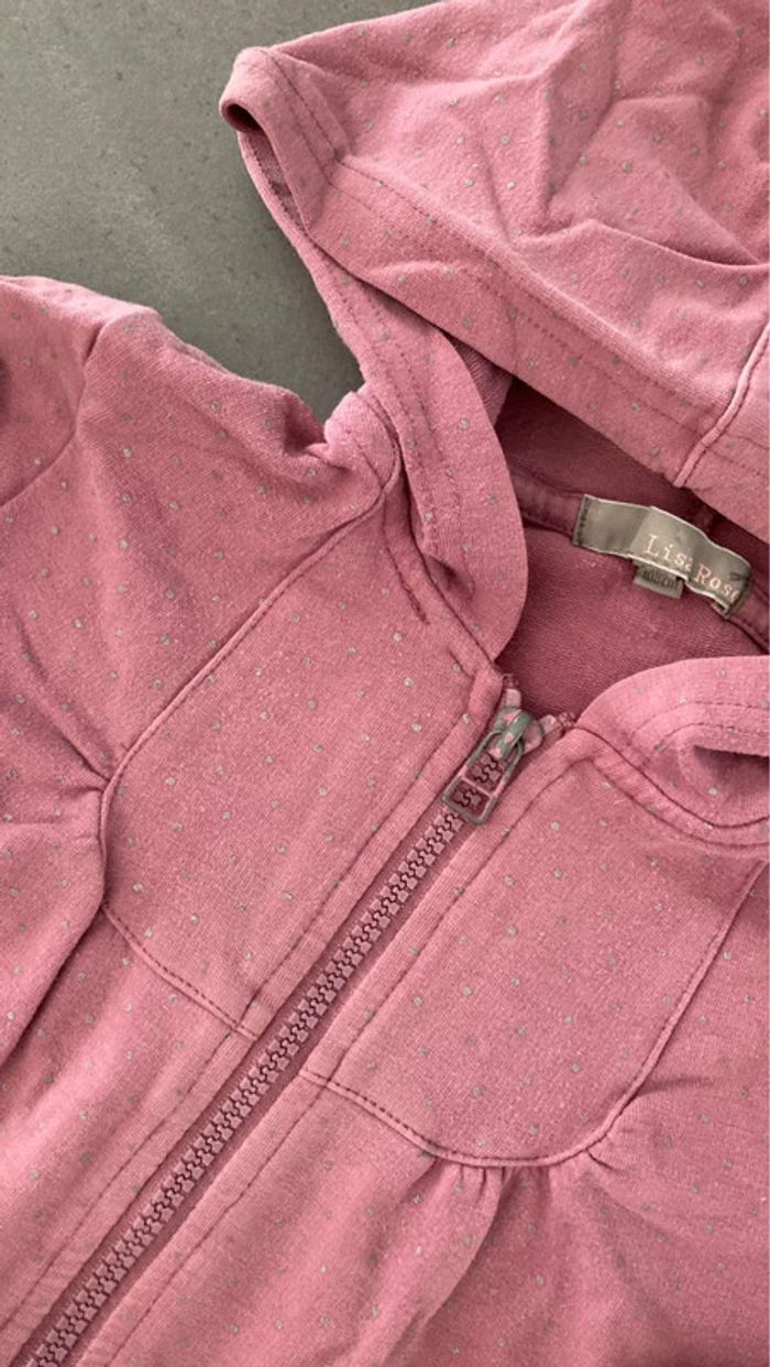 Lot ensemble garde robe haut pull polaire gilet vêtement fille taille 5 ans - photo numéro 8