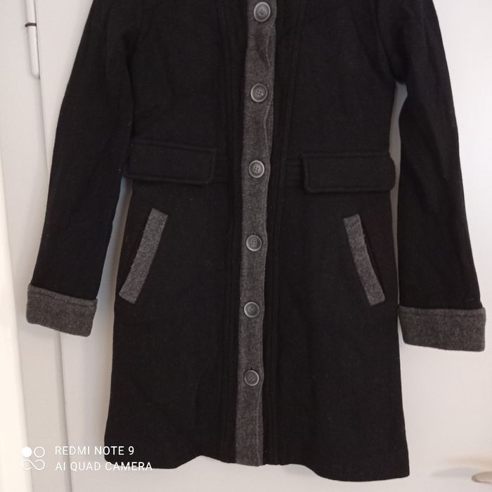 Manteau gris en laine t34/36 MNG - photo numéro 3