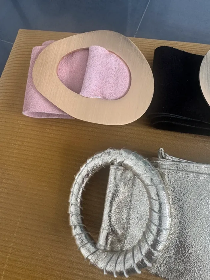 Lot de 3 ceintures