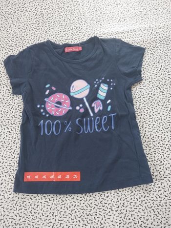 T-shirt fille Tissaia – 5 ans – NEUF – 100% Sweet