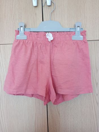 Short été fille 10ans rose