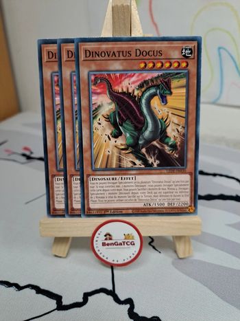Playset 3x Dinovatus Docus Yu-Gi-Oh! Héritage de la Destruction FR LEDE