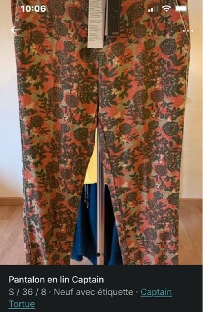 Pantalons en lin Captain Tortue