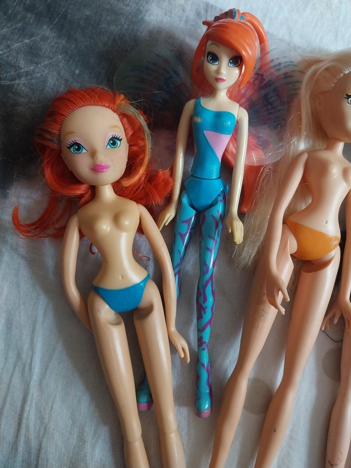 Lot de 7 poupées Winx Club Bloom Stella Musa Layla/Aisha saison 4 - photo numéro 3