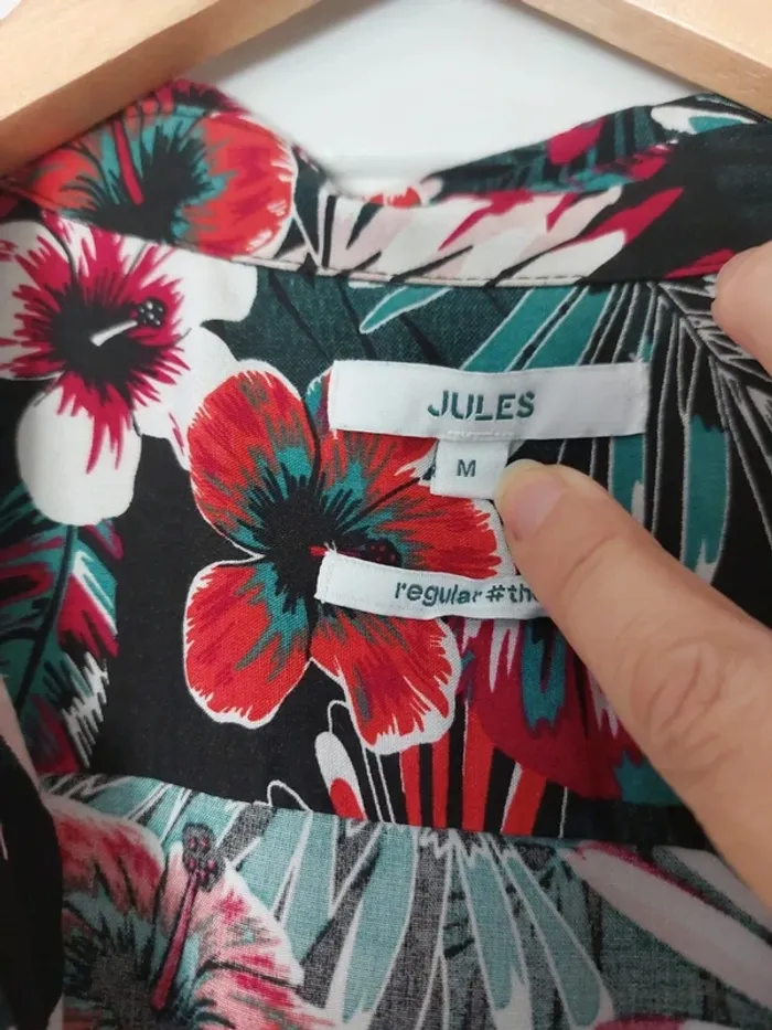 Chemise hawaïenne à fleur taille M - photo numéro 2