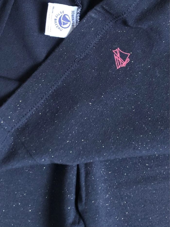 Cycliste pailleté et t-shirt Petit bateau T-10 ans - photo numéro 5