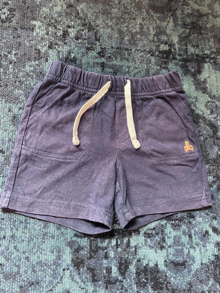 Short jogging bleu marine