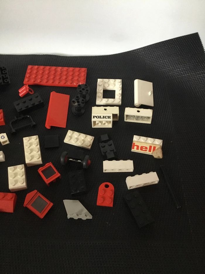 Lego vintage petit lot pièces briques de rechange vrac en l’état à nettoyer - photo numéro 5