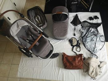 Pousette nova 3 trio bebe confort + accessoires