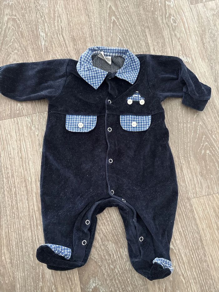 Pyjama velours 3 mois