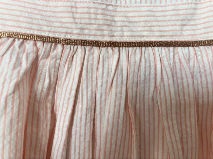 Jolie robe rayée rose/blanc sans manches été 6 mois Petit bateau - photo numéro 4