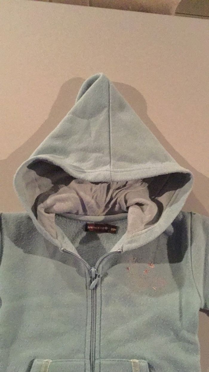 Gilet à capuche bleu ciel 23m - photo numéro 4