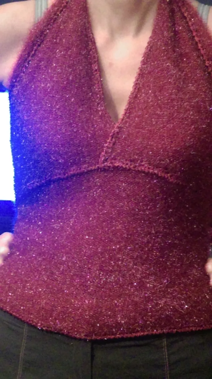 Top en vraie laine taille t.U