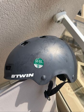 Casque de vélo noir taille s enfant