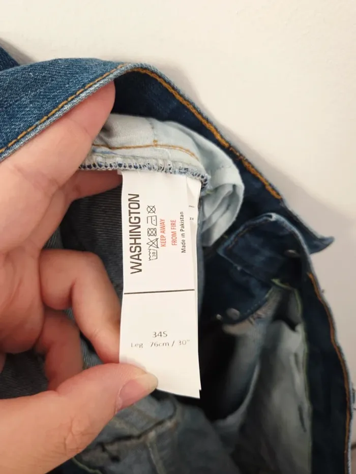 Beau jean Fremont + Harris taille 34S (M/L) - photo numéro 4